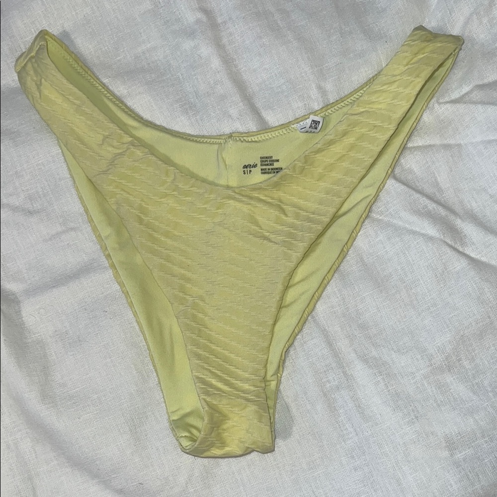 Aerie Yellow Bikini Sporty Swimwear